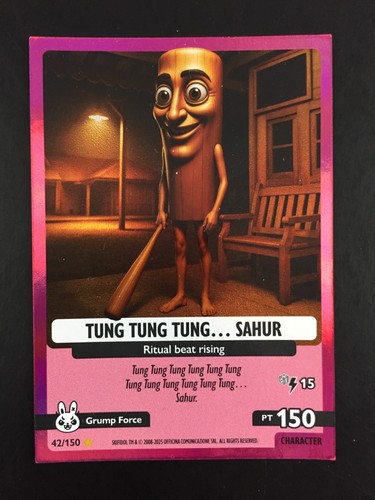 Tung sahur - tung, card