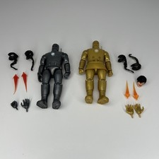 Marvel Legends Iron Man Model 01 action figure varianti oro e argento completo