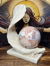 Cotton Candy Pink Agate Sphere