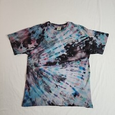 Samsung Shirt Uomo L Tie-Dye Galaxy Note10 Promo 2019 Upcycled Graphic Tee Tech
