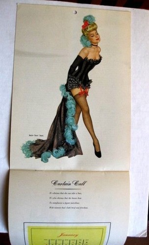 Calendario ragazza pinup - , anno