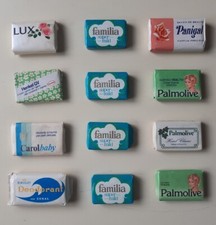 12 Saponette Da Collezione Vintage LUX PALMOLIVE CAROLBABY HENKEL PANIGAL FAMILI