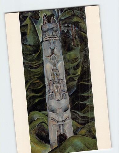 Cartolina totem foresta di - totem,