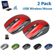 2 Wireless Optical Mouse Mice