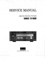 Manuale di servizio - Manuale di servizio per Sansui TU-9900 