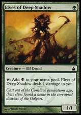 MTG ELVES OF DEEP SHADOW - ELFI OSCURI - RAV - MAGIC EXC