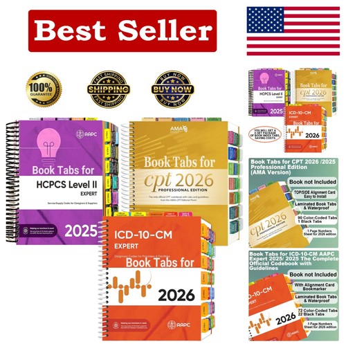 Index tabs for ama - for, book