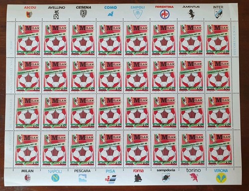 Italia 1988 foglio milan - 1988,