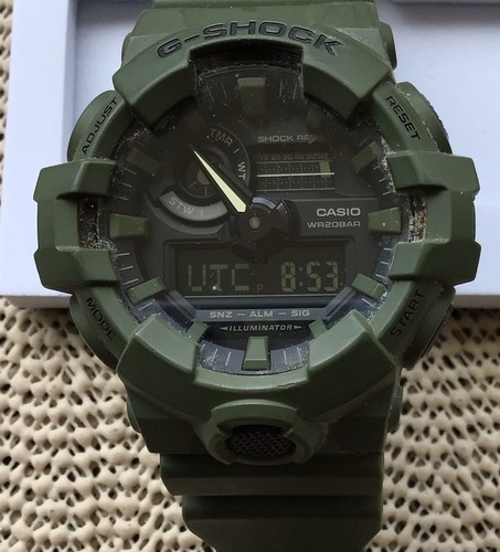 Casio shock verde 700uc - casio, g-shock