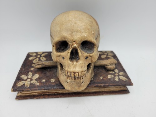 Antico memento mori legno - mori,