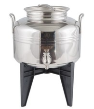 Bidone olio Sansone fusto lt 5 3 2 europa rubinetto acciaio inox 18/10 - Rotex
