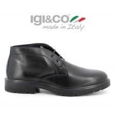 Igi&co Scarpa Uomo Polacchine Classiche Stringate in Pelle 6602200 Nero Sottopie
