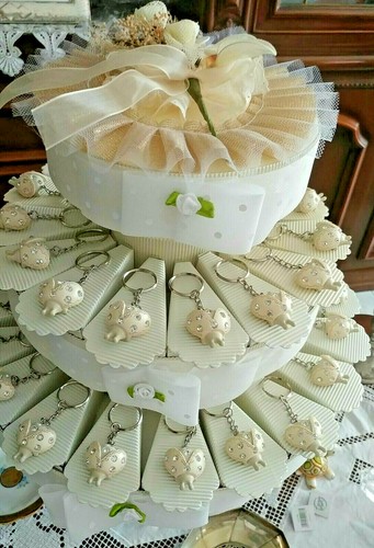 Torta bomboniera coccinelle - bomboniera,