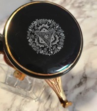 2 pomelli vetro nero - vintage