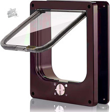 Cat Door, 4 Way Swivel Lock