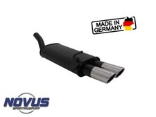 Scarico Sportivo Omologato Marmitta Terminali 76mm GOLF 4 IV 1.4 1.6 1.8 1.9