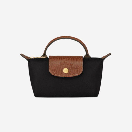 Borsa nera con manico