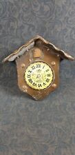 Vecchio orologio a cucu originale Tedesco in legno foresta nera
