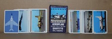 Aeroplani Carte da gioco • Velivoli civili e militari • Quartetto dal negro