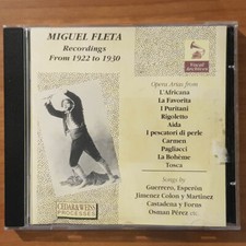 MIGUEL FLETA Recordings From