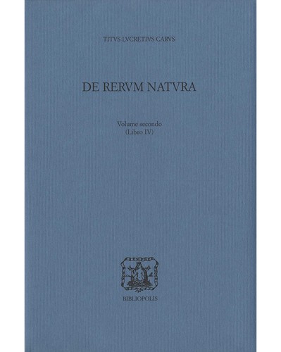 Rerum natura volume - de,