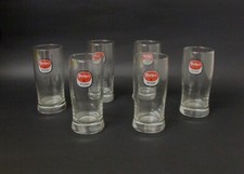 ✅ SPLENDIDI SEI BICCHIERI BIRRA PUBBLICITARI DREHER EPOCA 1960 ANTIQUE - 1115