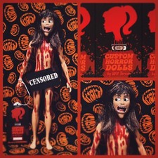 SLEEPAWAY CAMP Angela BAMBOLA HORROR PERSONALIZZATA QUERCIA 12 pollici figura versione censurata