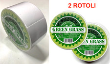 2 Rotoli Nastro Biadesivo Green Grass 2x10mt- Mm50 Telato Per Erba Sintetica
