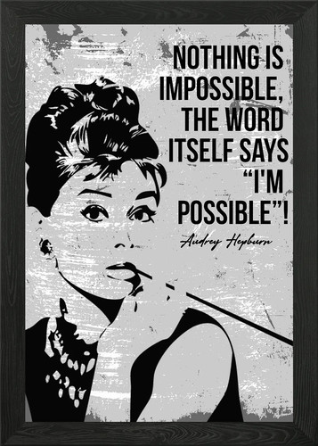 Audrey hepburn poster - poster, arte