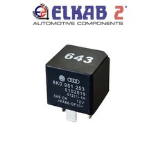 Relè 643 1KO951253A 12V, Audi VW Seat Skoda Modulo Controllo 8K0951253 ORIGINALE