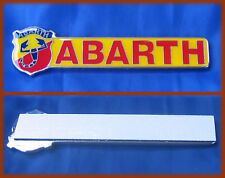 ABARTH - 1 STEMMA LOGO CON SCRITTA SU BARRETTA BADGE SCRIPT