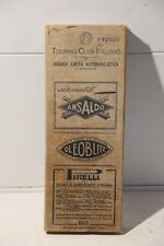 grande carta automobilistica Touring Club anni 10 Ceriano Itala Spa auto epoca