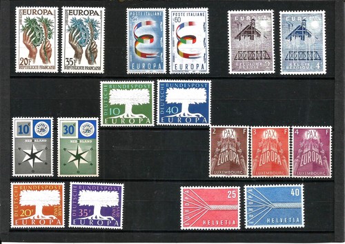 Europa cept 1957 mnh anno - 1957, **