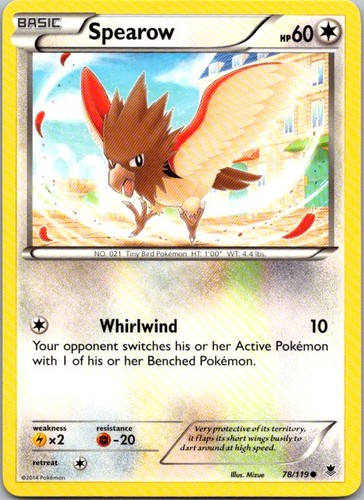 Spearow 119 common - 78/119,