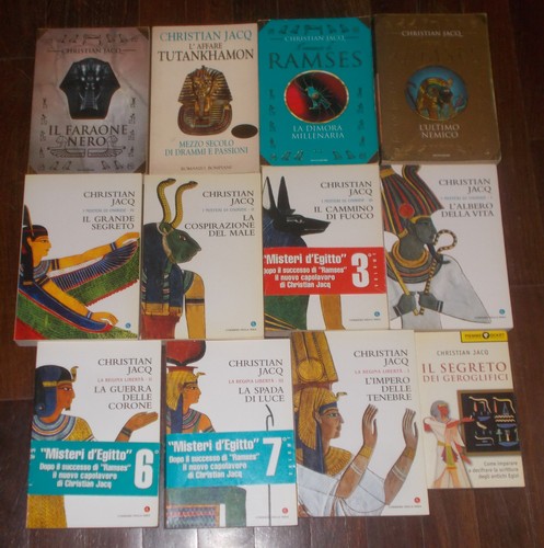Lotto libri christian jacq - lotto,