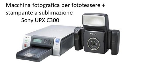 Sony upx c300 macchina - sony,