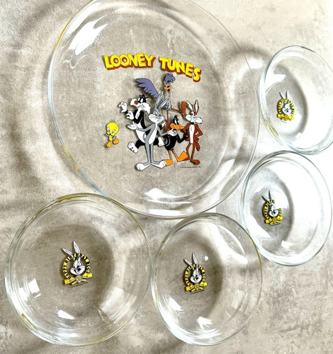 Looney tunes 90s glass - looney,