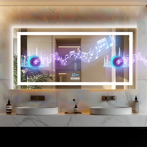 Specchio bagno 160 led con - specchio,