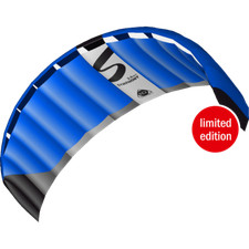 HQ Kites Symphony Pro 2.5 R2F Neon Blue Power Kite tappetino sterzo aquilone volante