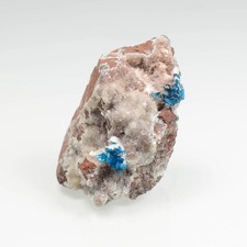 Cavansite sur stilbite -