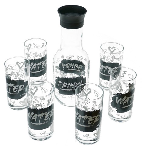 Lashuma caraffa vetro con - in,