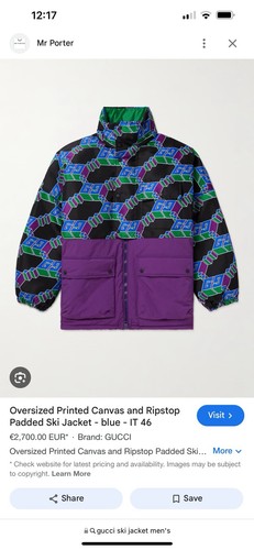 Giacca sci gucci indossata - giacca,
