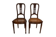 antica coppia di sedie stile