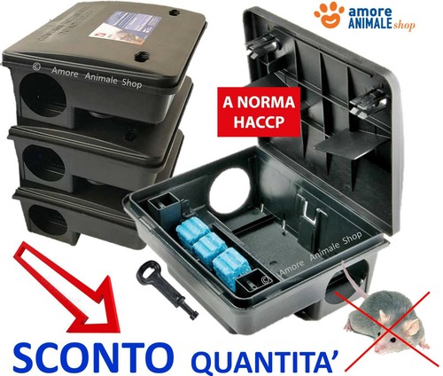 Contenitore box trappola esche - contenitore,