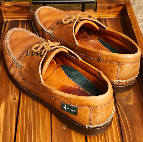 Scarpe barca vintage metà - vintage,