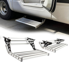 Scaletta Manuale per Camper, in Lega Di Alluminio, Pieghevole, Capacità Di Caric