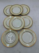 8) PIATTI DA DESSERT HAVILAND FRANCIA LIMOGES BORDO ORO **LEGGI**