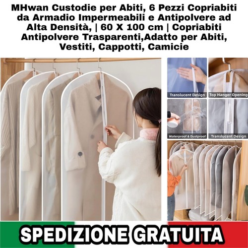 Custodie abiti 6pz - x, abiti,