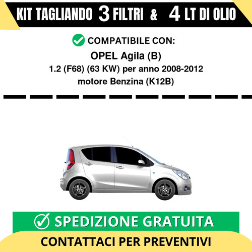 Tagliando per opel agila - tagliando,
