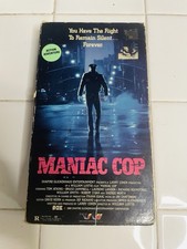 Maniac Cop VHS Rare Video
